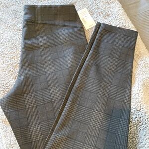 Rickis grey plaid dress pants legging